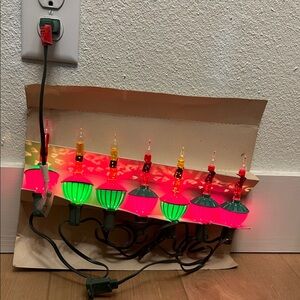 Vintage 1990's Noma 7 Bubble Lights